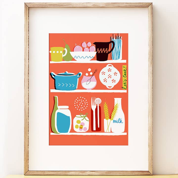Francesca Iannaccone - Wholesale Art Print - Let's Cook! Art Print2