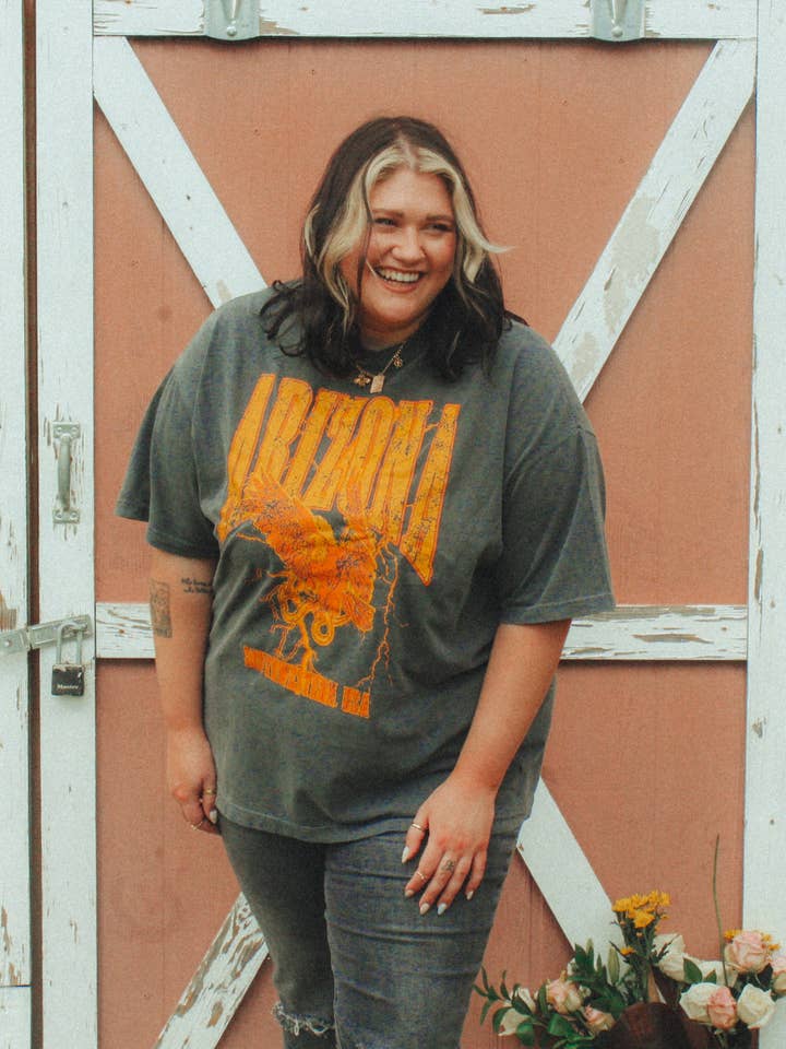 Arizona Südwest-USA, Westliches Boxy Oversized T-Shirt für den Großhandel von The Clandestine Underground