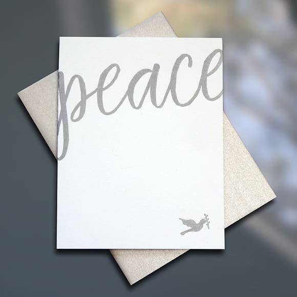 Peace Dove Card - Doos van 6 voor wholesale door Sky of Blue Cards
