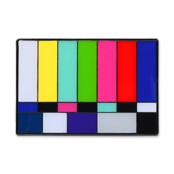 Color Bars and Tone Enamel Pin for wholesale by Film Pin Society