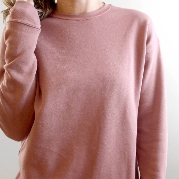 Forever11 – wholesale Sweatshirt – Women's – BELLA + CANVAS 3945 Fleece Drop Shoulder Crewneck Sweatshirt5