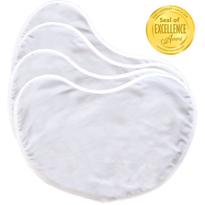 Contoured Burp Pads, 4 ct. for wholesale by NuAngel