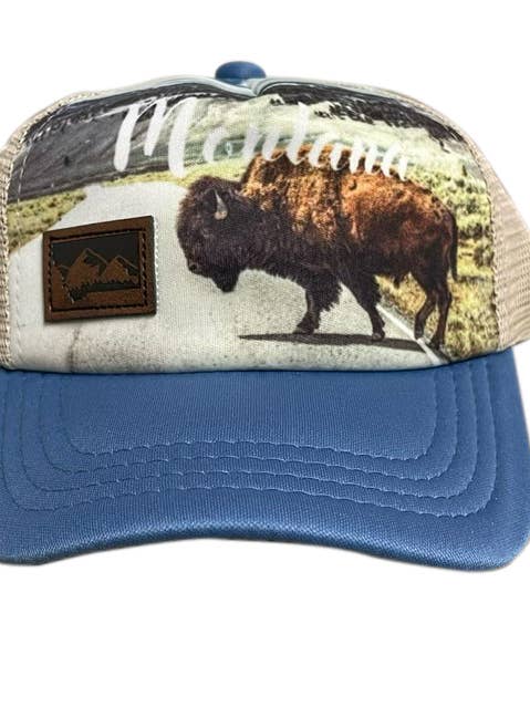 Toddler Montana Bison Hat for wholesale by Montana Tees