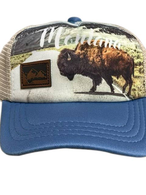 Montana Bison Hut für Kleinkinder für den Großhandel von Montana Tees