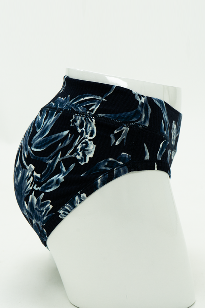 Blue Sky Clothing Co LLC - Wholesale Underwear - Women's - The Hipster, Indigo Vibe, Bamboo2