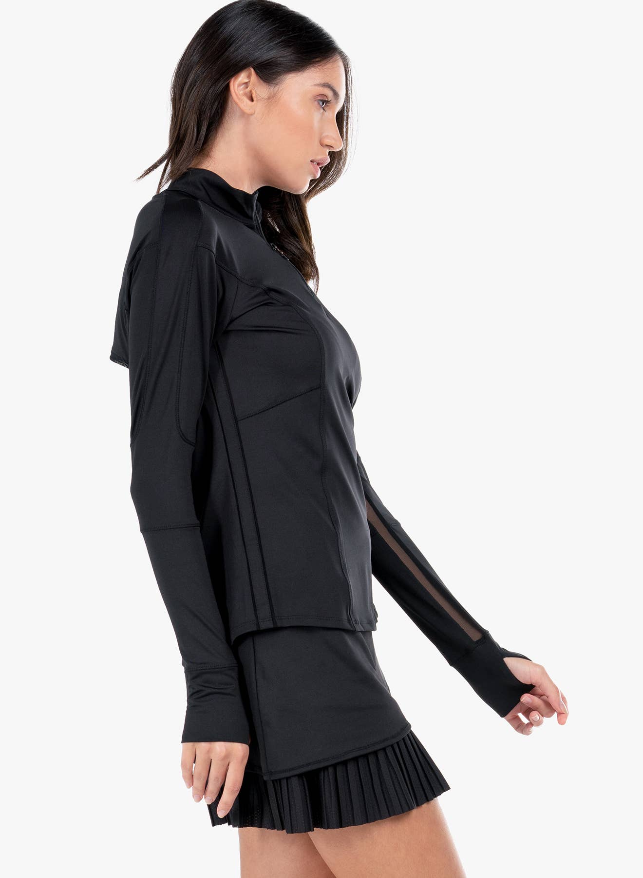 Lucky In Love – wholesale Athletic top – Women′s – Women's 1/4 Zip Long Sleeve2