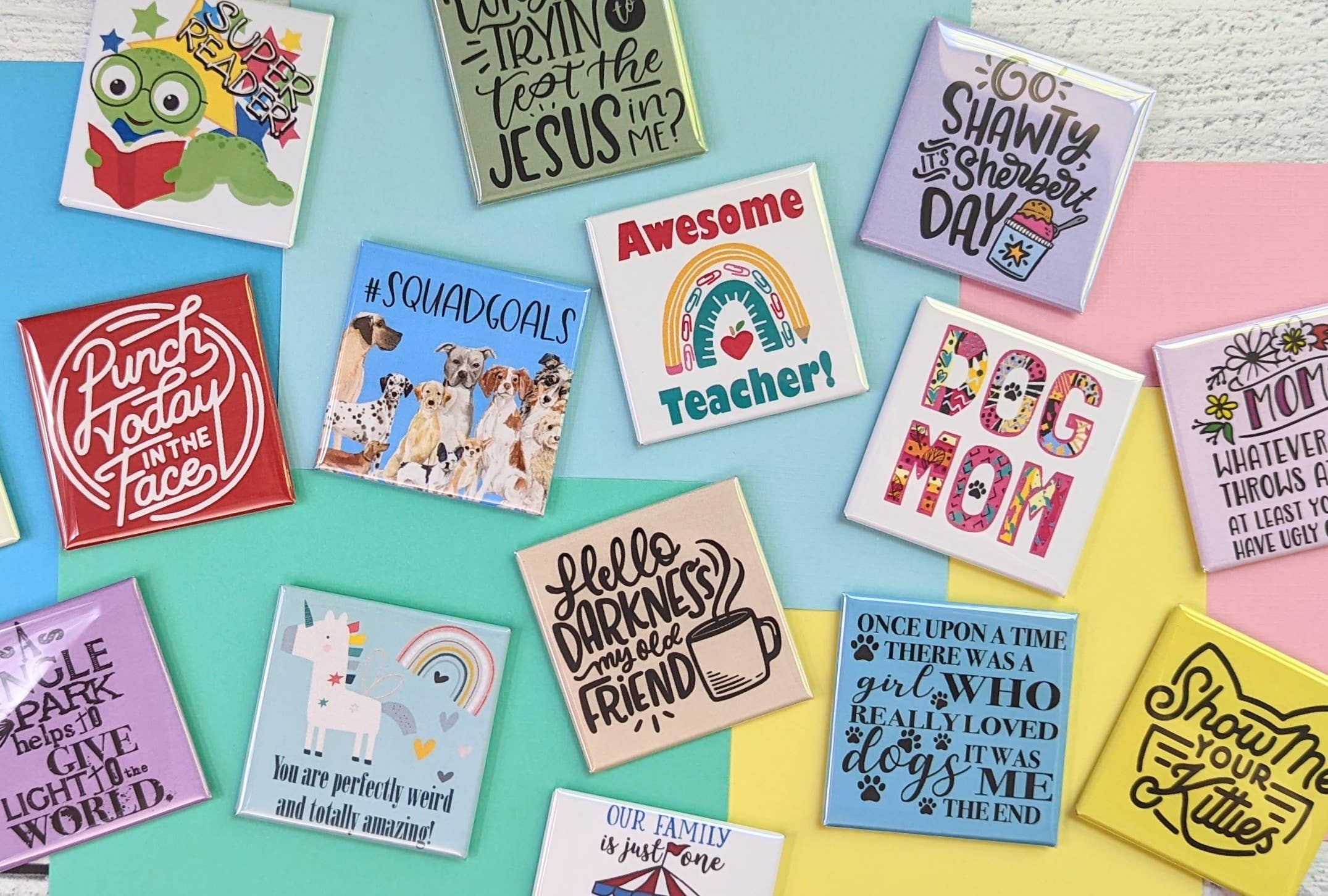 Stuck Together Magnets - Wholesale Magnet - Happy Little Magnet - Inhale the Good Sh*t3