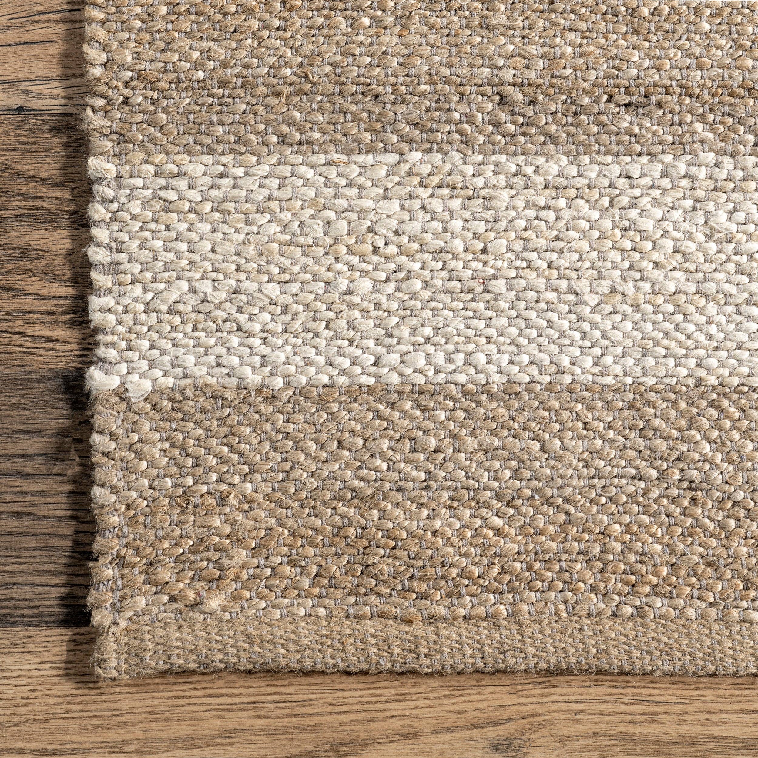 nuLOOM - Wholesale Area Rug - Alisia Flatweave Striped Jute Area Rug3