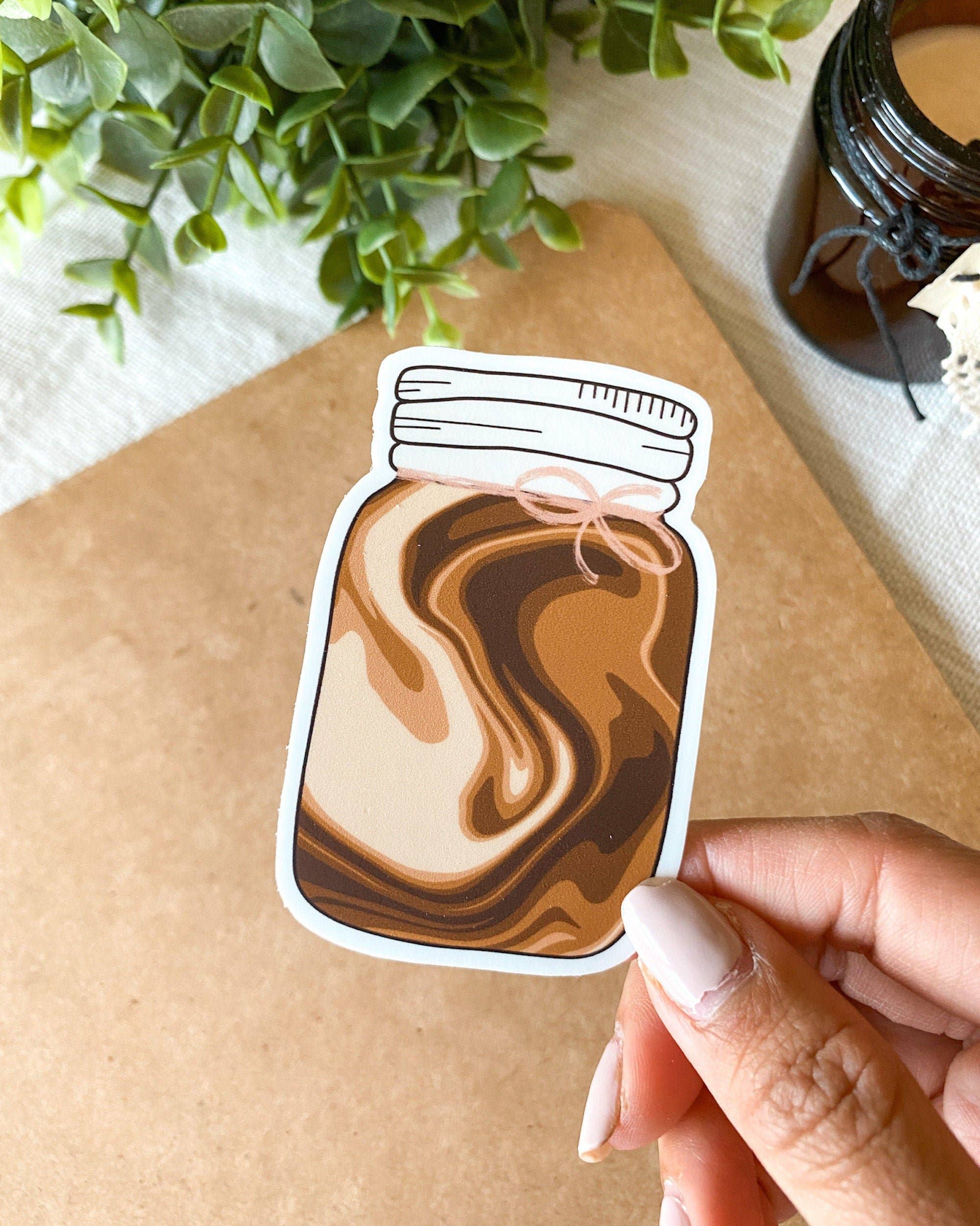 Created By Christine - Wholesale Sticker - Iced Coffee Sticker