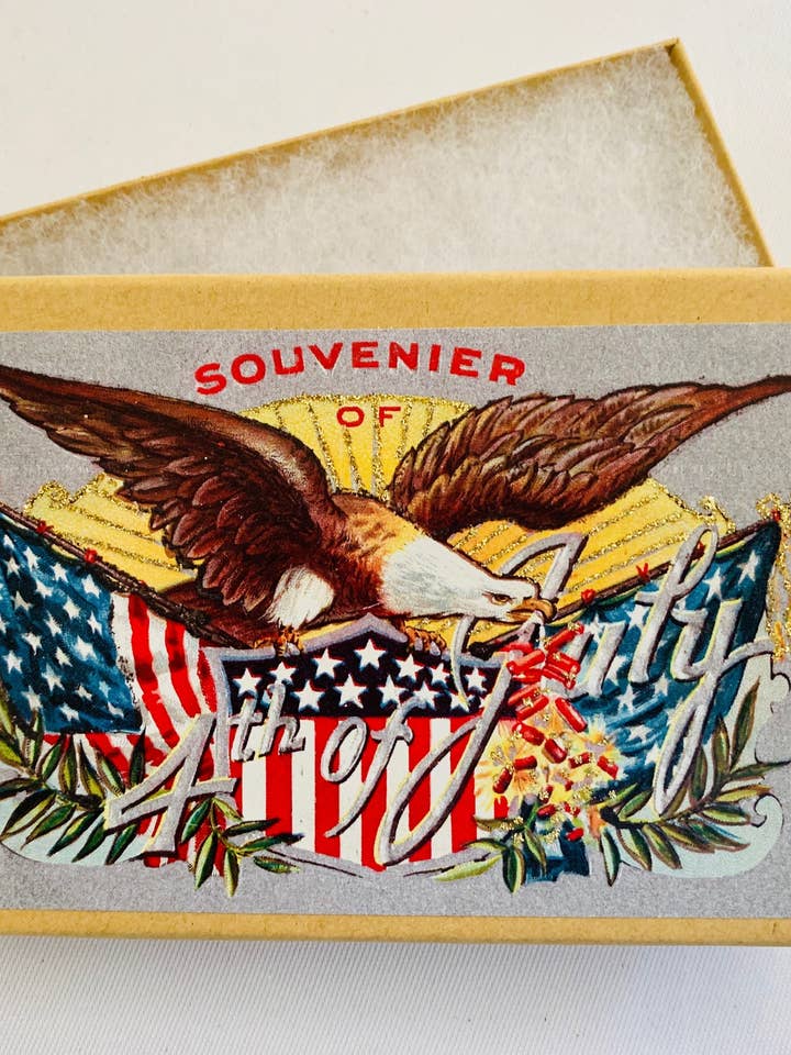 July 4th American Eagle Gift Box for wholesale by ELLegant Creations, LLC