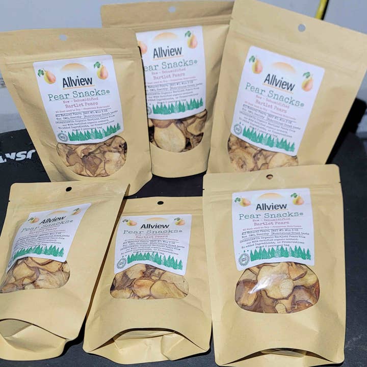 ALLVIEW ORCHARDS - Wholesale Dried/Dehydrated Fruit - 60% off Sale? 6 for $17 Dehydrated Bartlett Pear Snack chips0