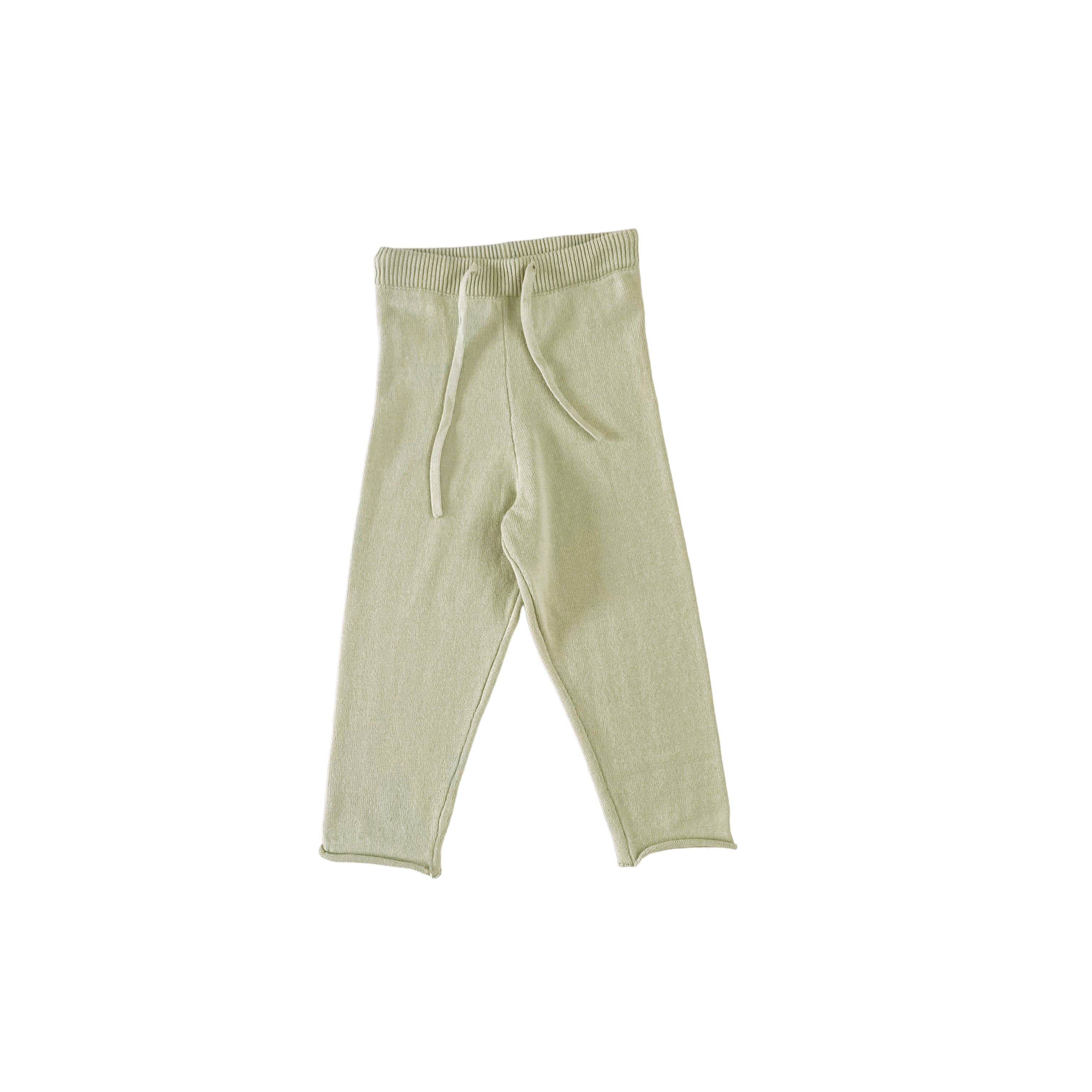 Clover and Bear – wholesale Trousers – Kids – Avocado  Crush | Knit Trousers3