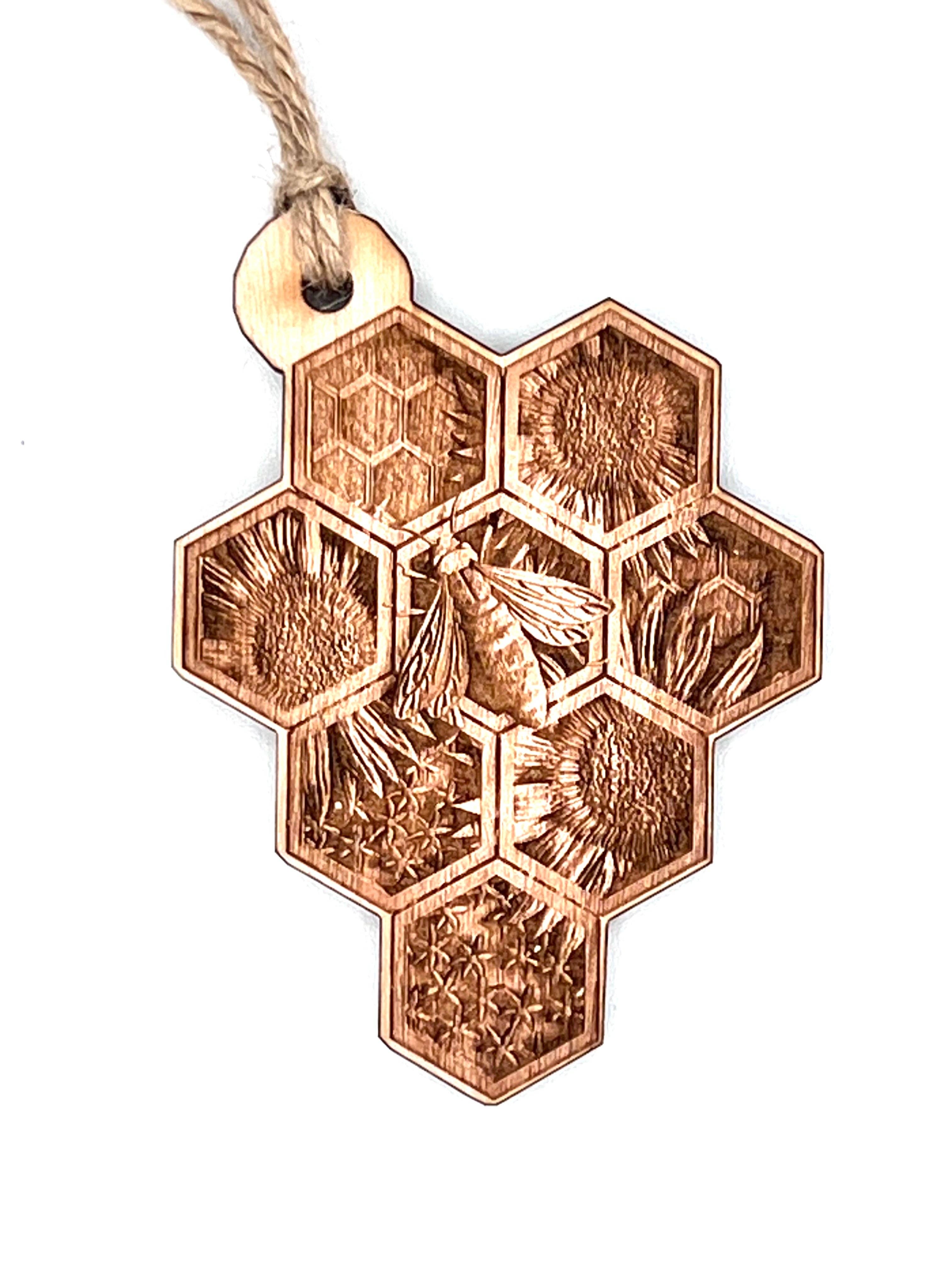 Lexo Creations - Wholesale Ornament - Bee Honeycomb Ornament2