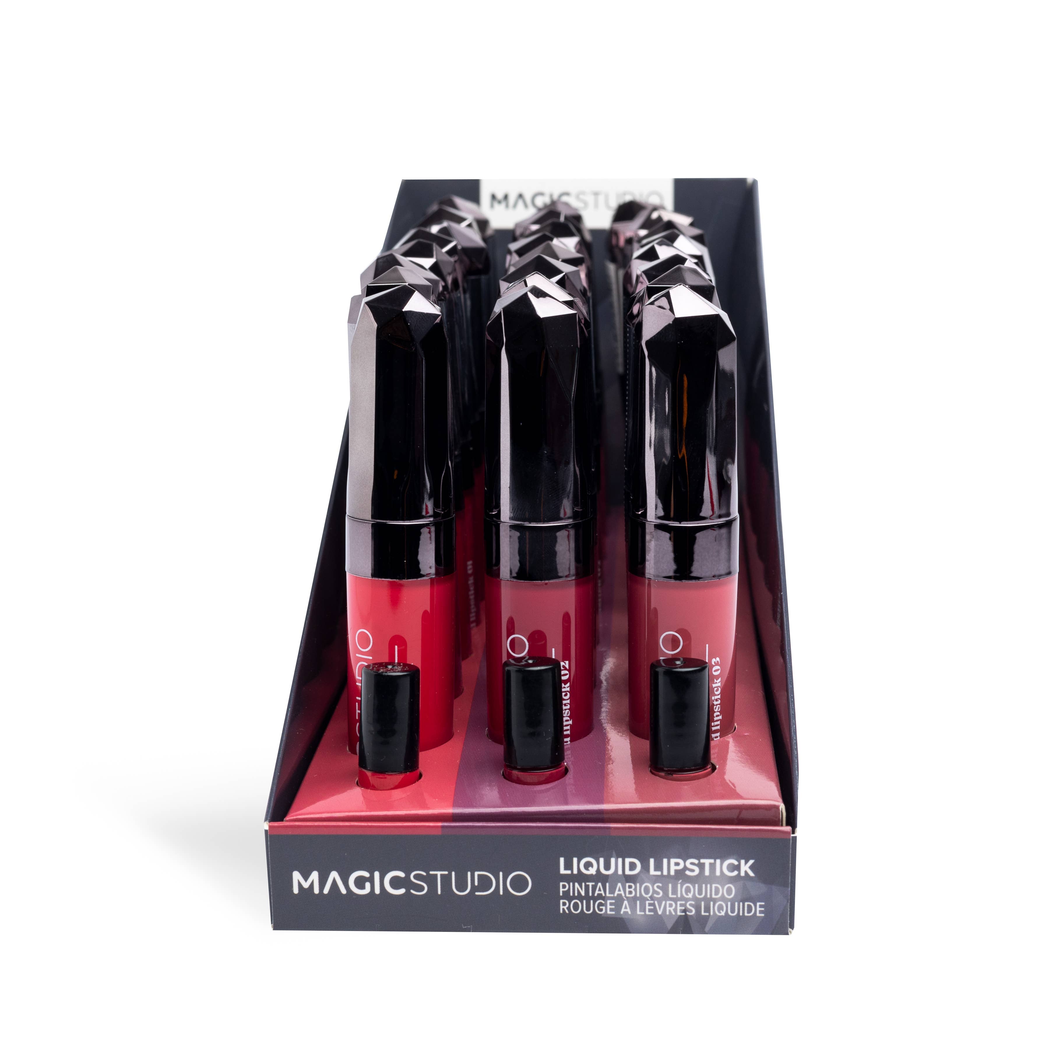 Aquarius Cosmetic SLU - Wholesale Lipstick - Magic Studio Black Crystals Liquid Lipstick2