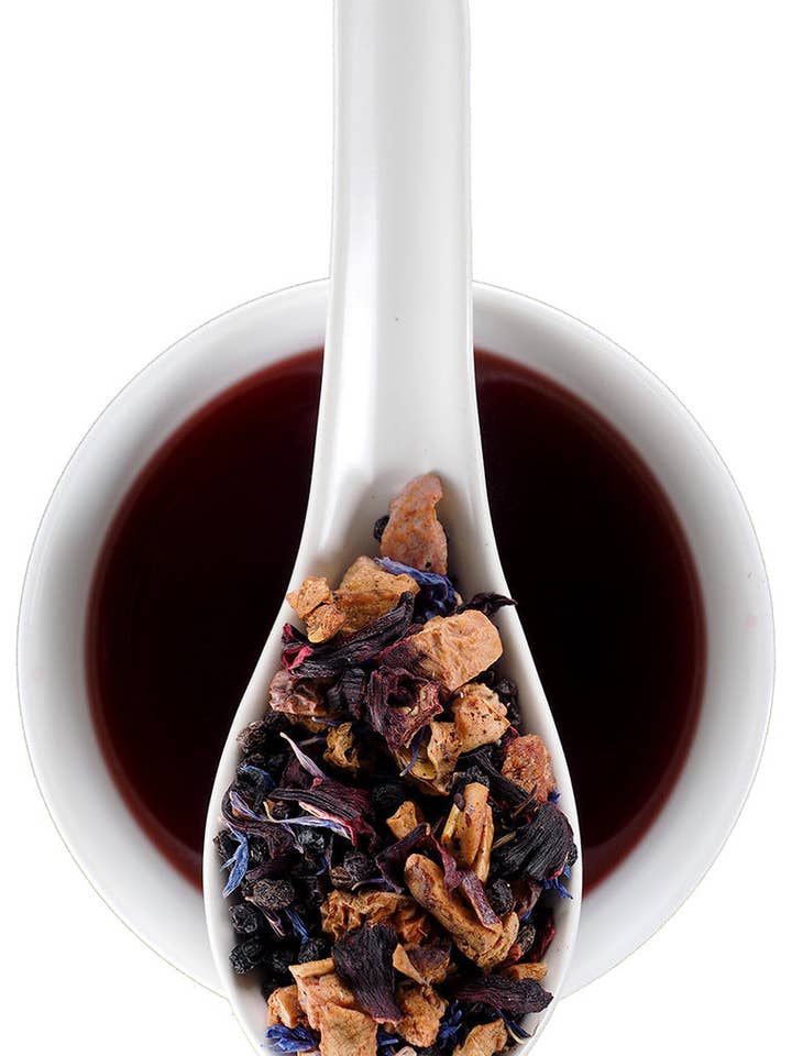 Blueberry Caffeine-free Fruit Infusion for wholesale by Elmwood Inn Fine Teas