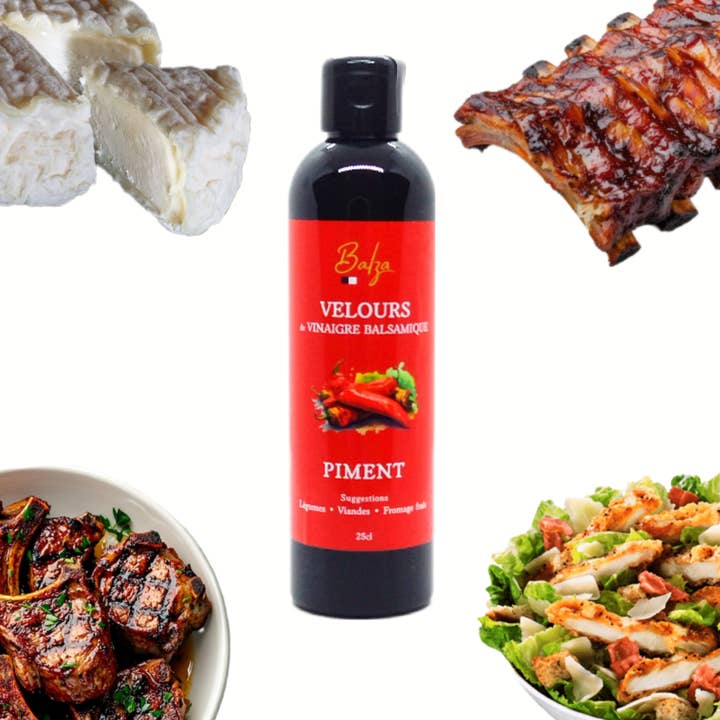 Atelier du Sel Camargue - Vendita all'ingrosso Aceto - Crema di Aceto Balsamico al Peperoncino 250ml