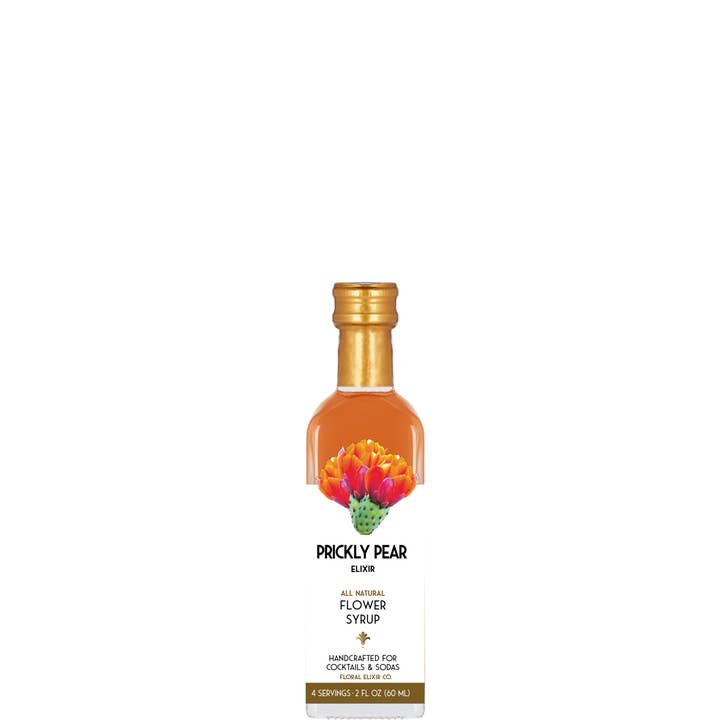 Floral Elixir Co. – wholesale Cocktail mix/syrup – Prickly Pear Elixir. All Natural Cocktail & Soda Syrup.4