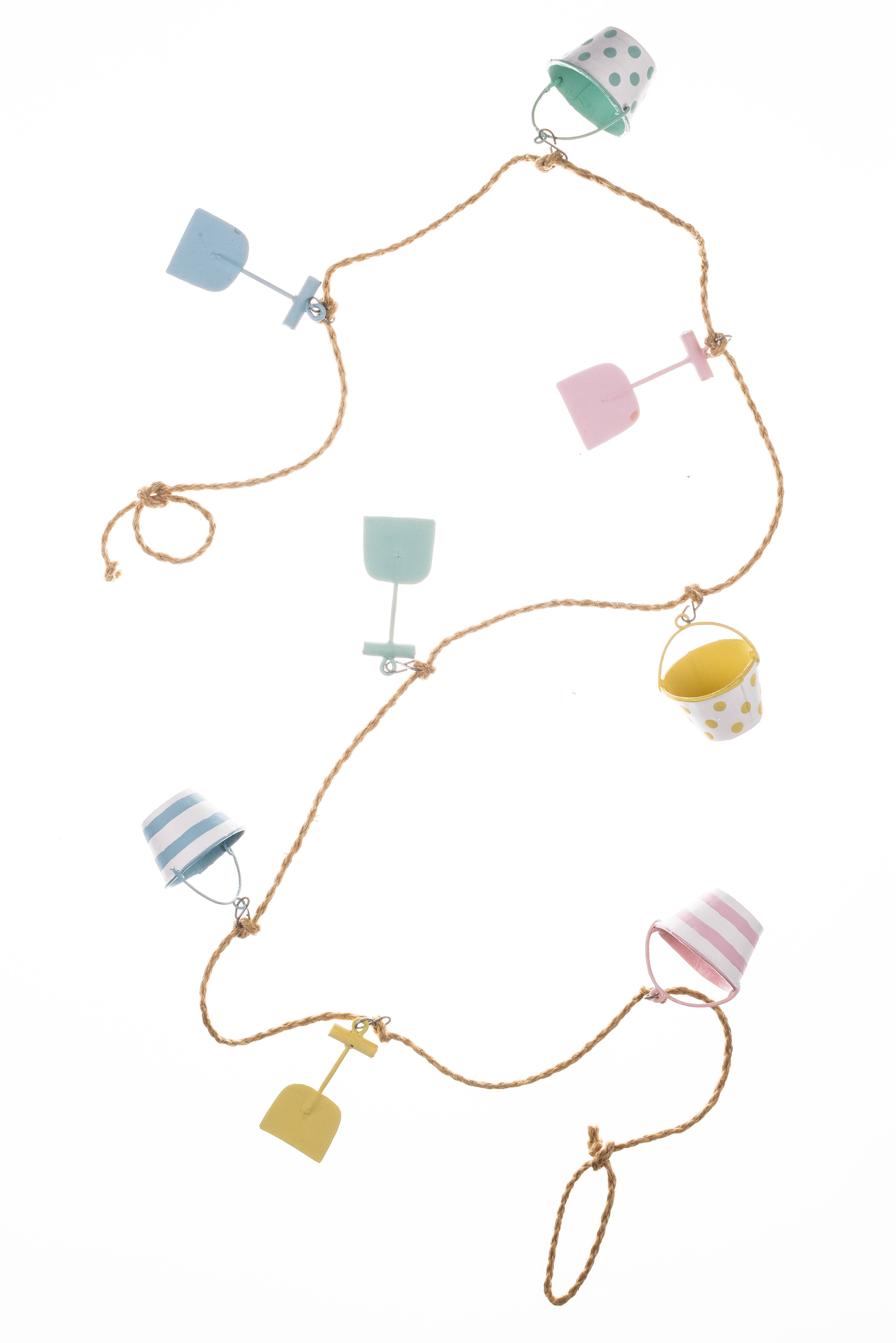 Shoeless Joe Ltd – wholesale Bunting/garland – Pastel Buckets Garland