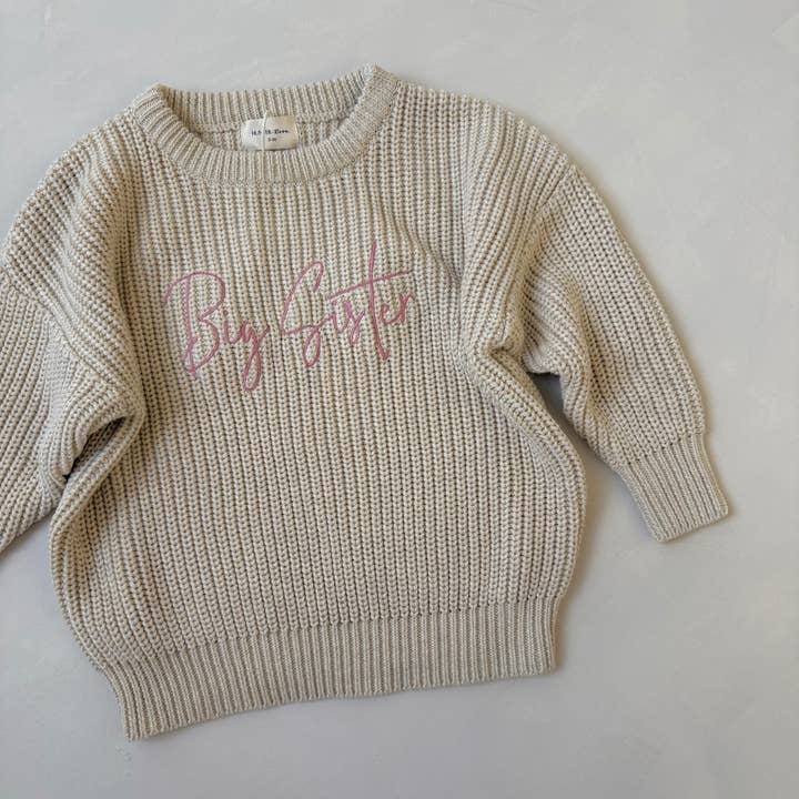 Camisola Irmã Mais Velha (TODAS AS CORES) por atacado de Hunter and Rose