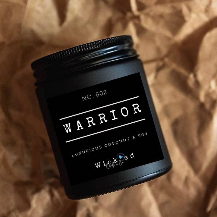 WARRIOR scented Candle for wholesale by Wick’ed Fragrance House Inc.