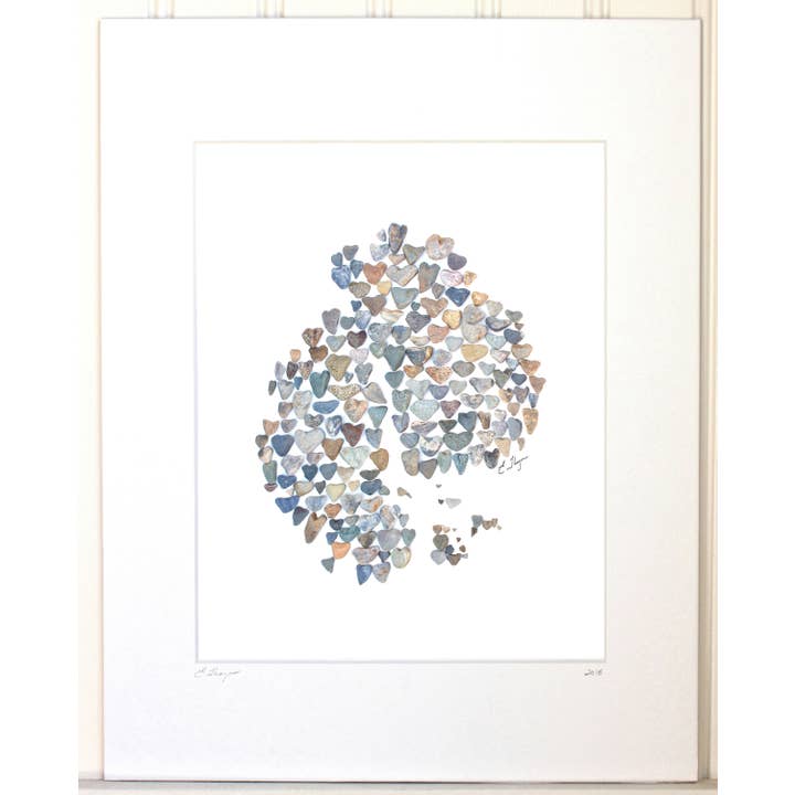 Destination | Maine | Mount Desert Island art print for wholesale by Love Rocks Me®