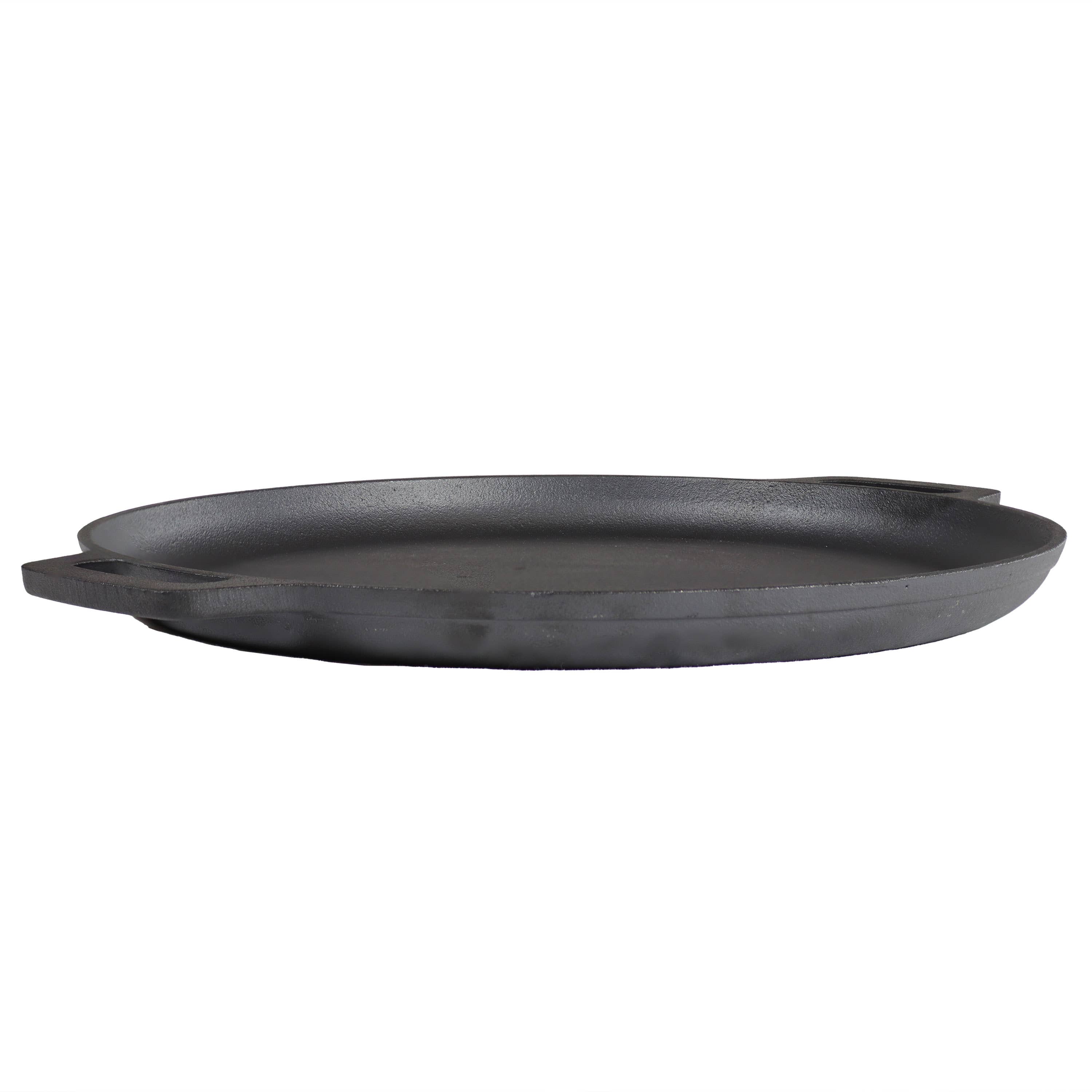 Sunnydaze Decor - Wholesale Pan - Seasoned Cast Iron Pizza Pan with Handles - 13.75-Inch5