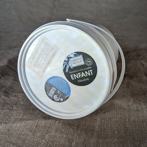 Savons Arthur - Wholesale Toothpaste - Organic Children's Powder Toothpaste (Neutral)2