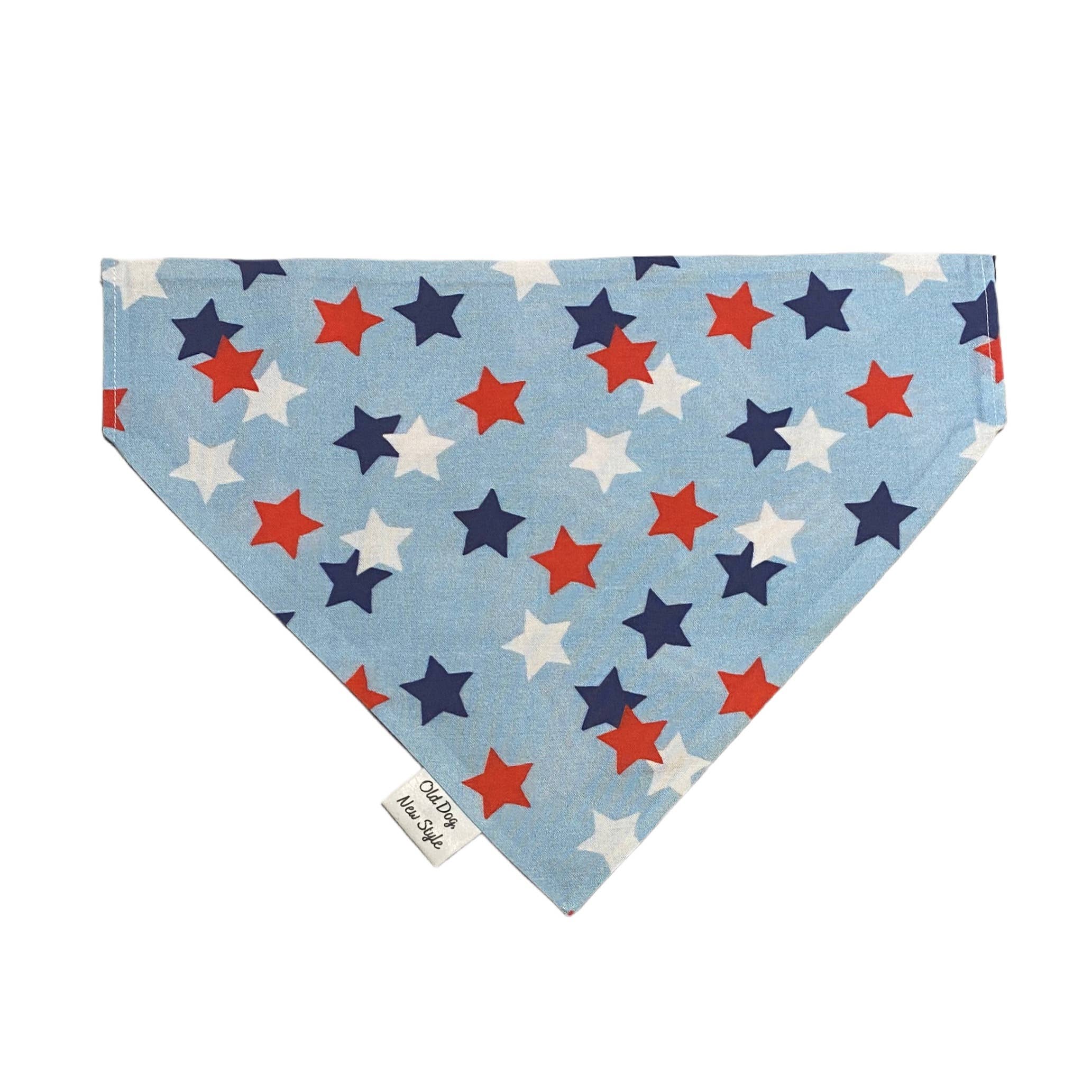 Old Dog, New Style – Großhandel Haustier-Bandana – Hund – Hundebandana mit amerikanischer Flagge2