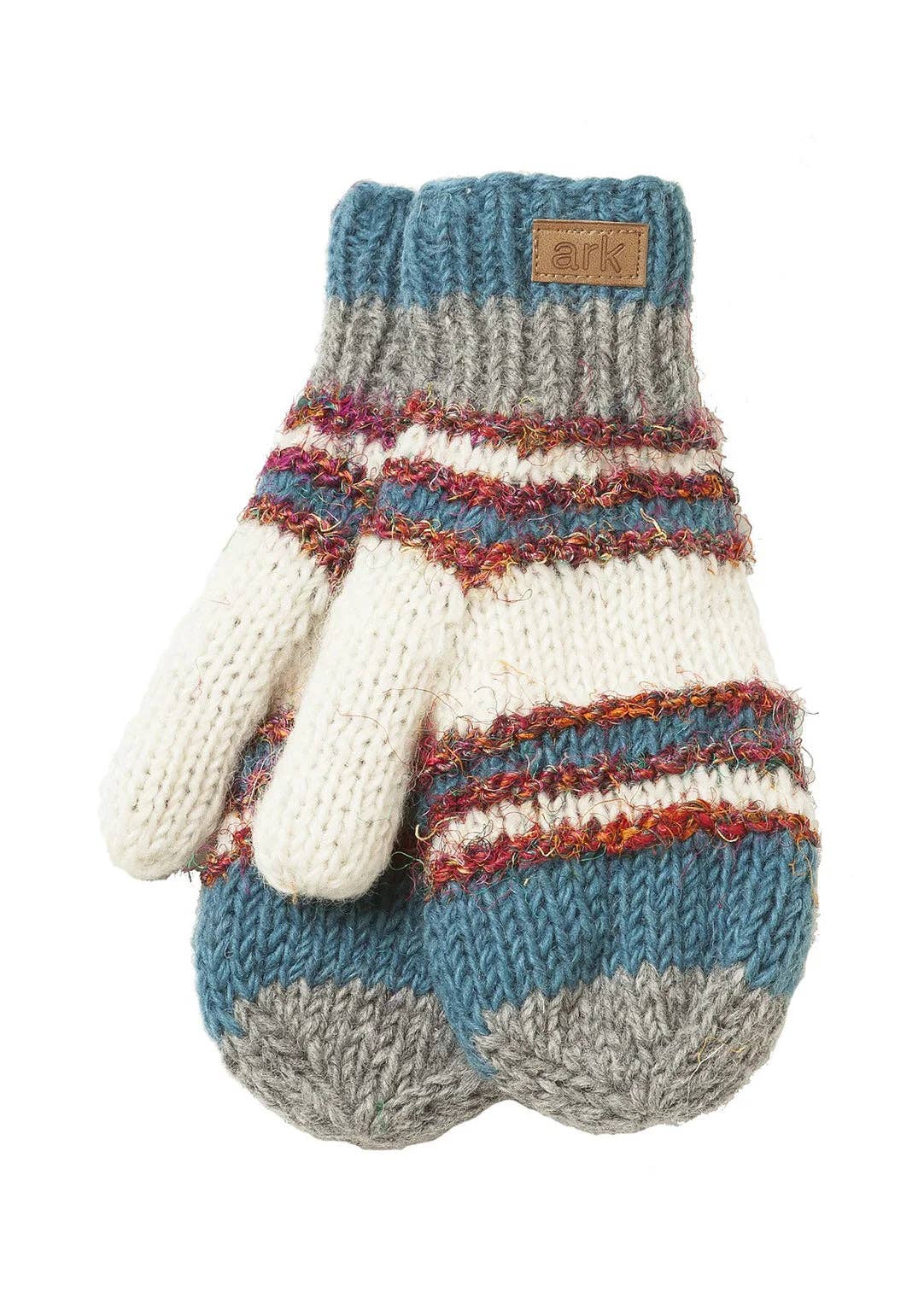 Ark Imports – wholesale Mittens – Unisex – Swool Stripe Mittens1