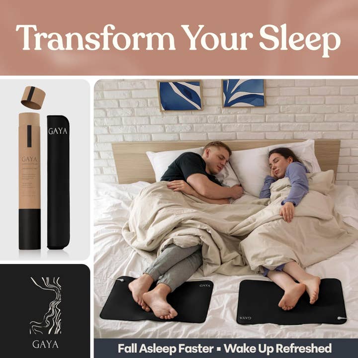 GAYA - Wholesale Yoga Mat - Grounding Mat - Improve Sleep & Reduce inflammation, Black6