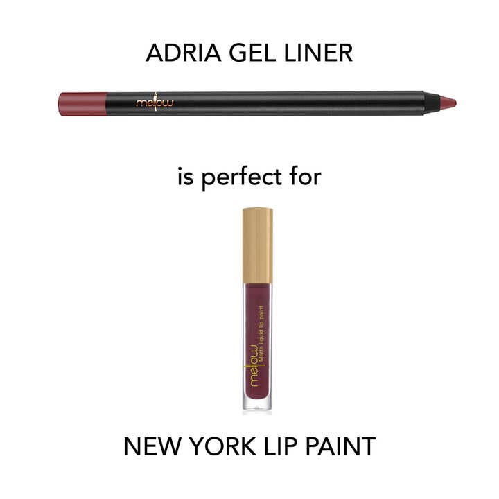 Mellow Cosmetics - Wholesale Lip Liner/Pencil - Gel Lip Pencil - Adria2