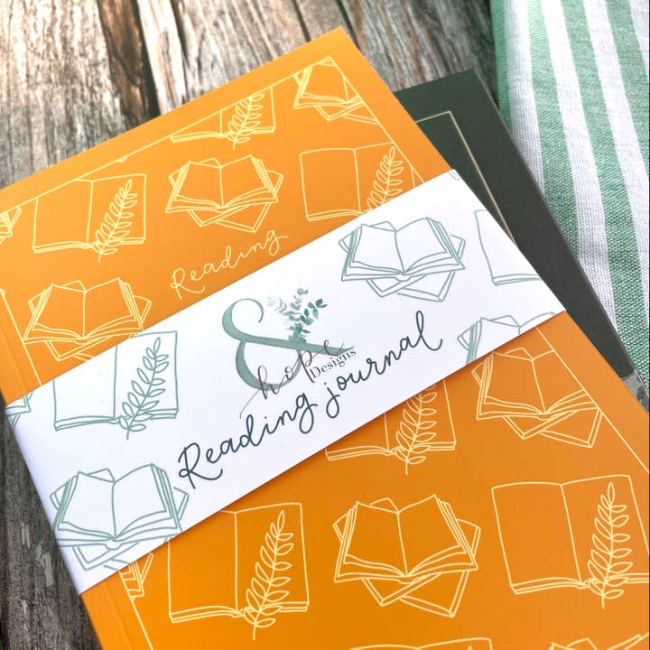 And Hope Designs - Cards, Stickers & Stationery - Wholesale Journal/Diary - Reading Journal, A5 Book Tracker, Literary Planner, Gift11