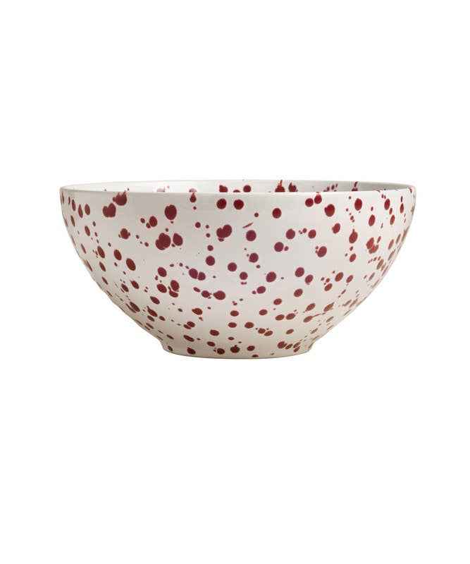 PLUM Serving Bowl 9.25In-Plum-Splatter for wholesale on Faire0