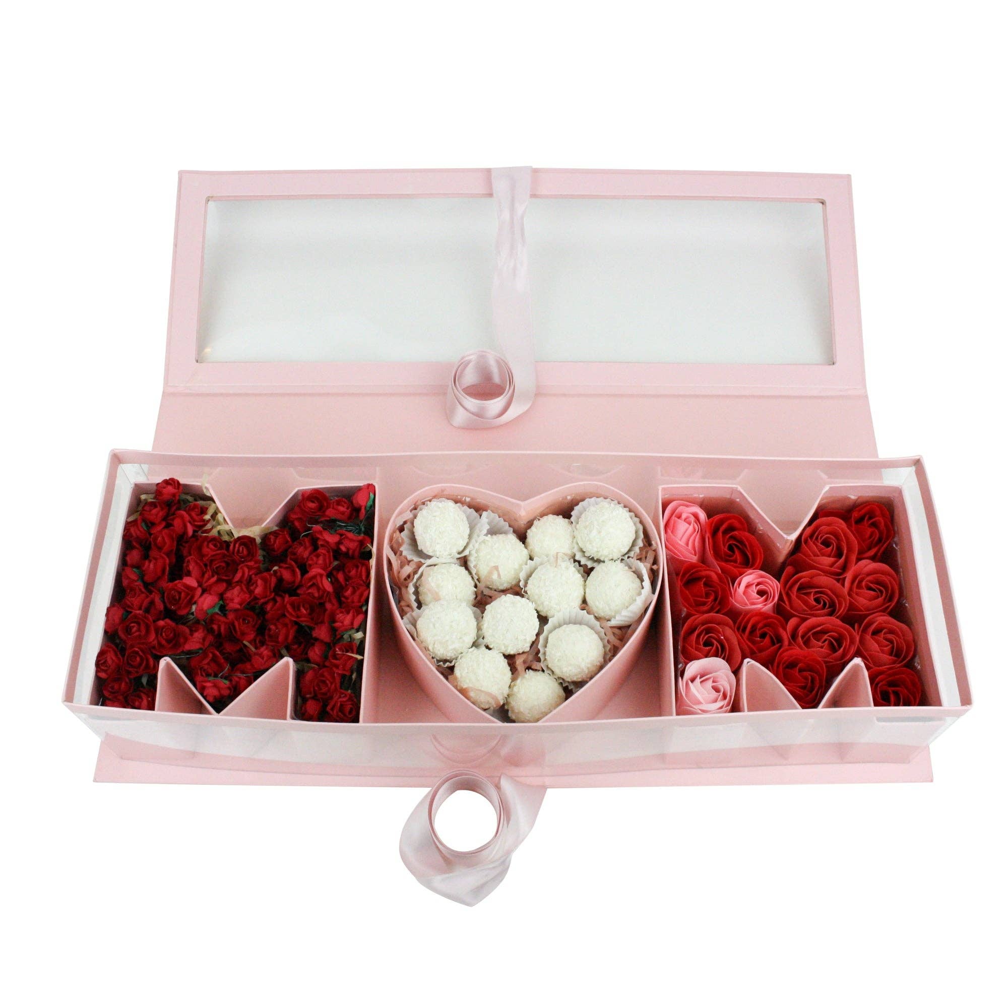 Emartbuy – Caixa de presente por atacado – Caixa elegante com compartimentos em forma de coração para Mom8