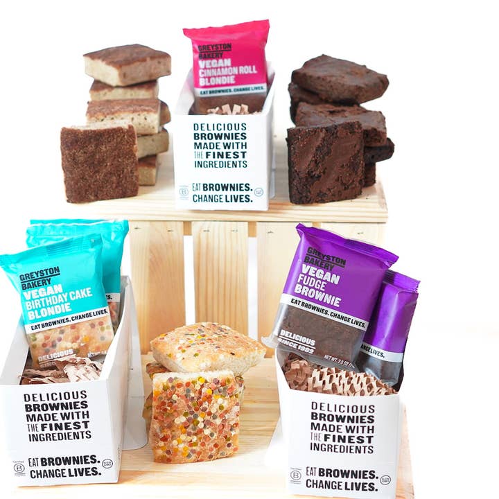 Vegan Party Pack! | 3 Vegan Flavors | 24 PCS for wholesale by Greyston Bakery, Inc.