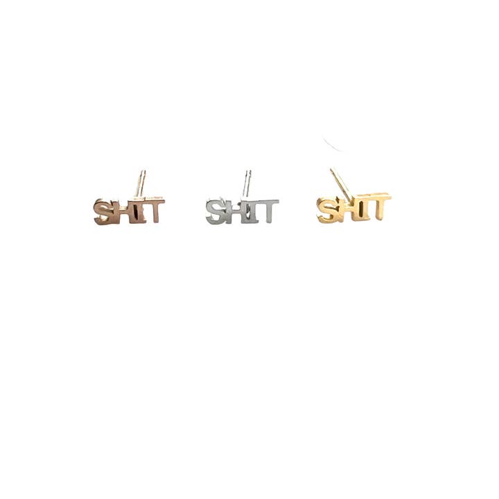 Shit Earrings for wholesale by Royce and Oak