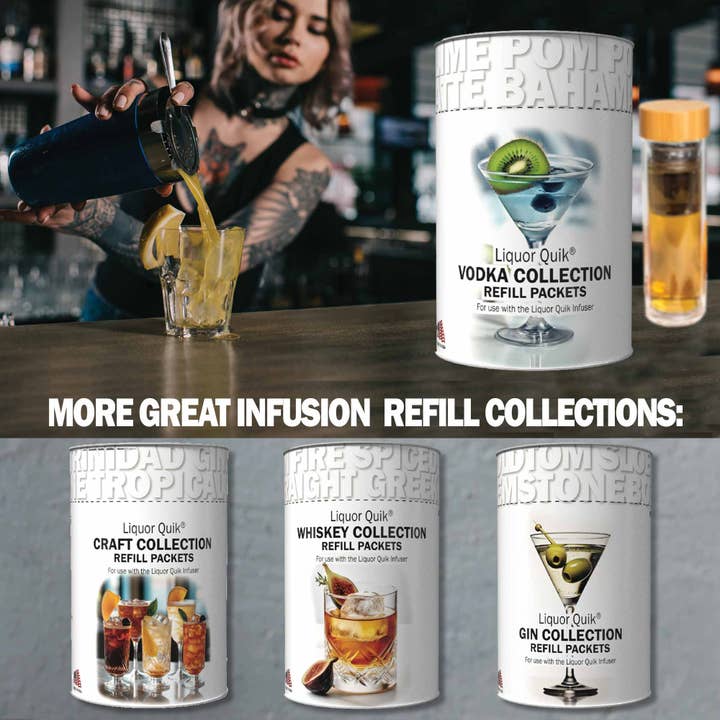 ThousandOaksBarrelCo. - Wholesale Cocktail Mix/Syrup - Liquor Quik Craft Vodka Infusion Packet Collection7