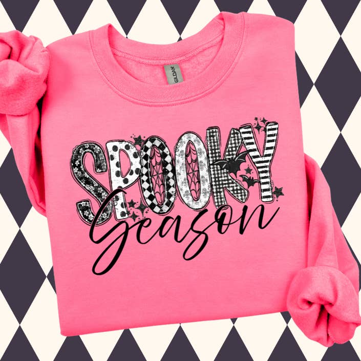 Spooky Season T-Shirt or Sweatshirt for wholesale by 4Twenty4 Printed Apparel