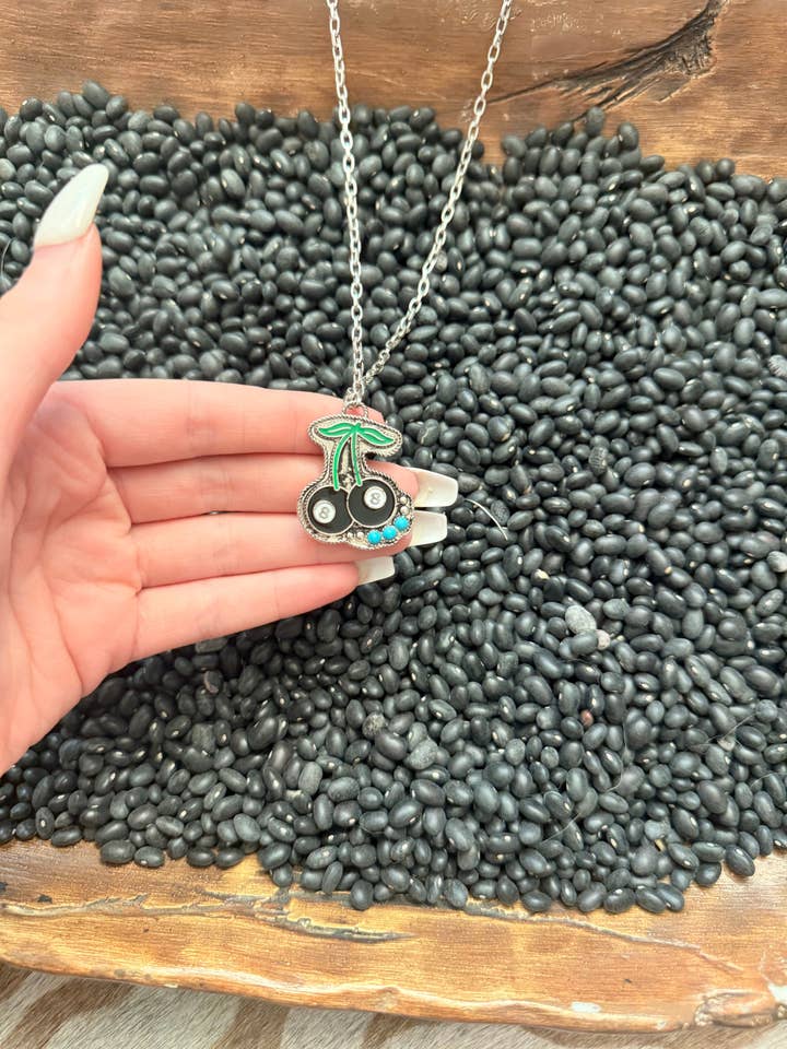 Turquoise 8 Ball Necklace for wholesale by Delanie Nicole
