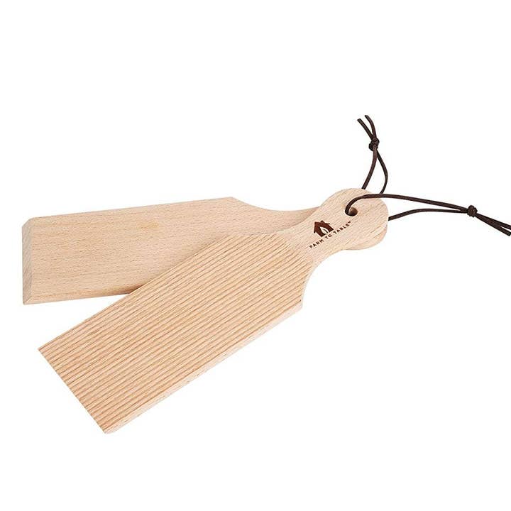 Fox Run Brands - Wholesale Kitchen Tool/Gadget - Farm to Table Natural Wood Butter Paddles, Set of 2, 9"