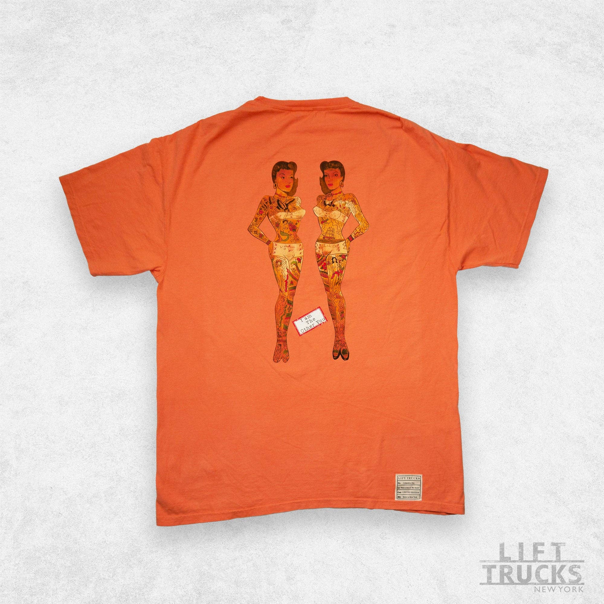 Lift Trucks NY - Wholesale Screen Printed T-Shirt - Men's - I Am The Other You - Classic Tattoo Flash Shirt0