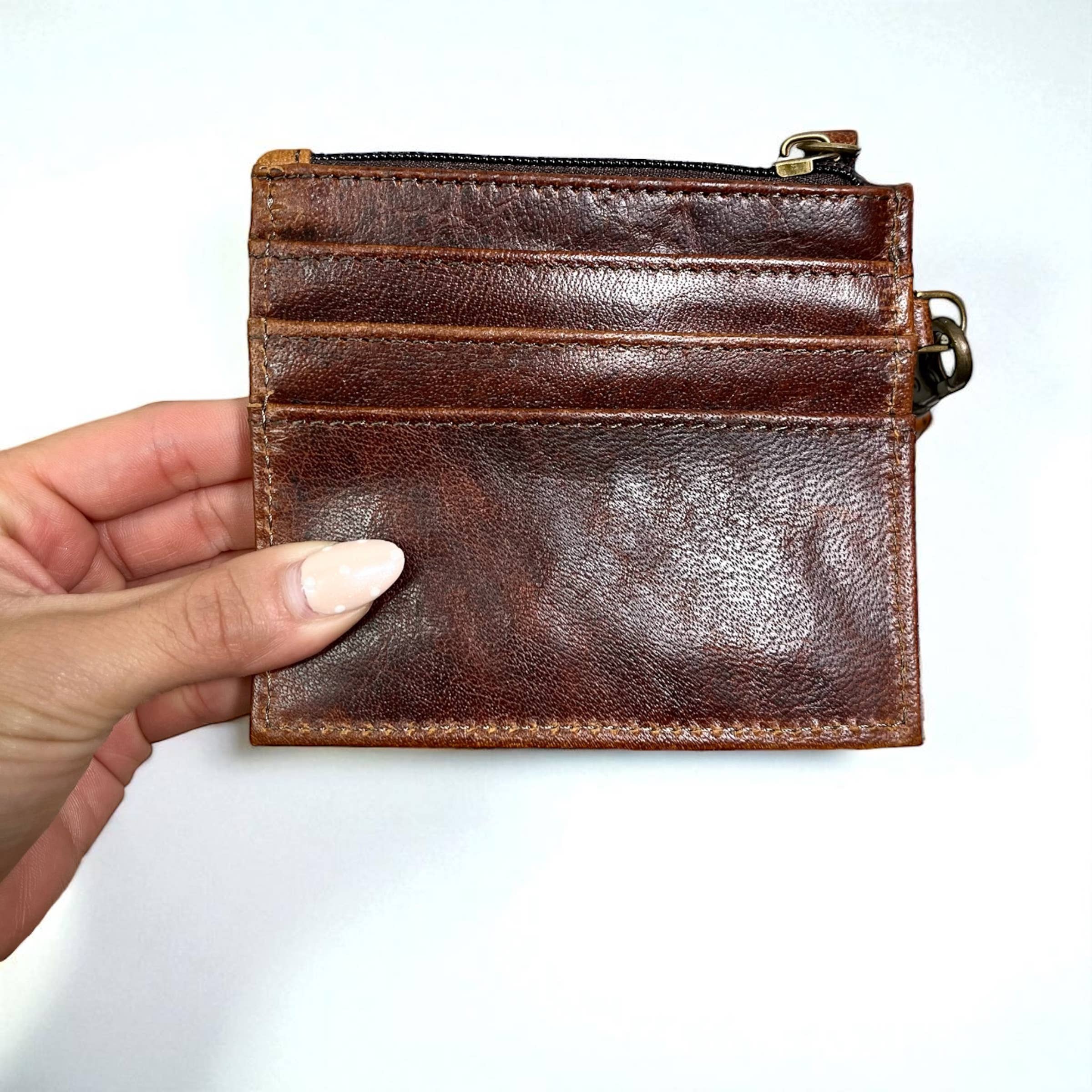 Western Linens - Wholesale Wristlet - Cowhide wristlet card holder2