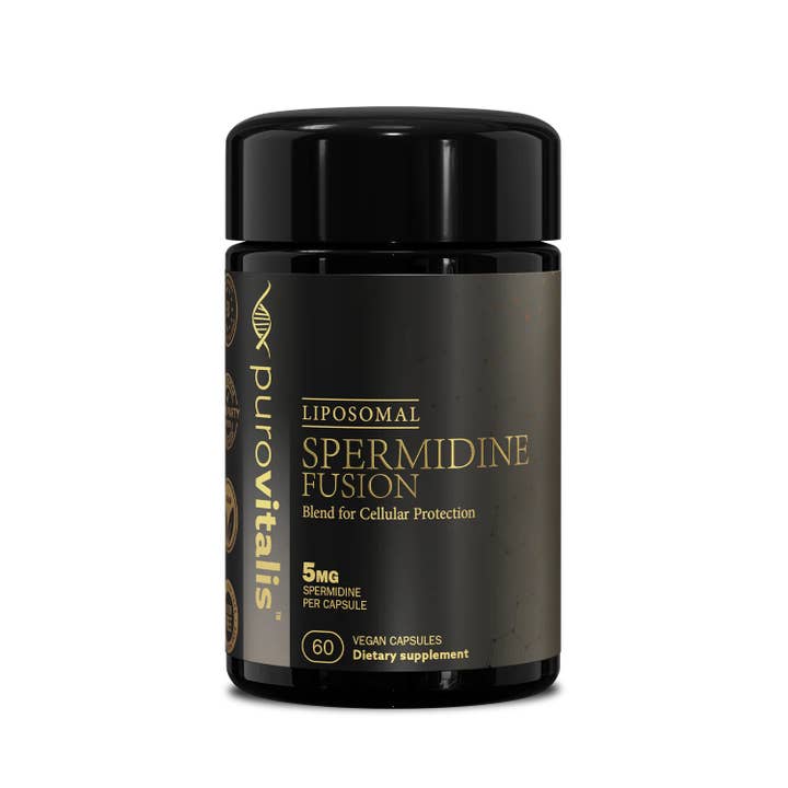 Purovitalis – Großhandel Nahrungsergänzungsmittel/Vitamin zum Einnehmen – Liposomales Spermidin Fusion - 5 mg - 30 Kapseln