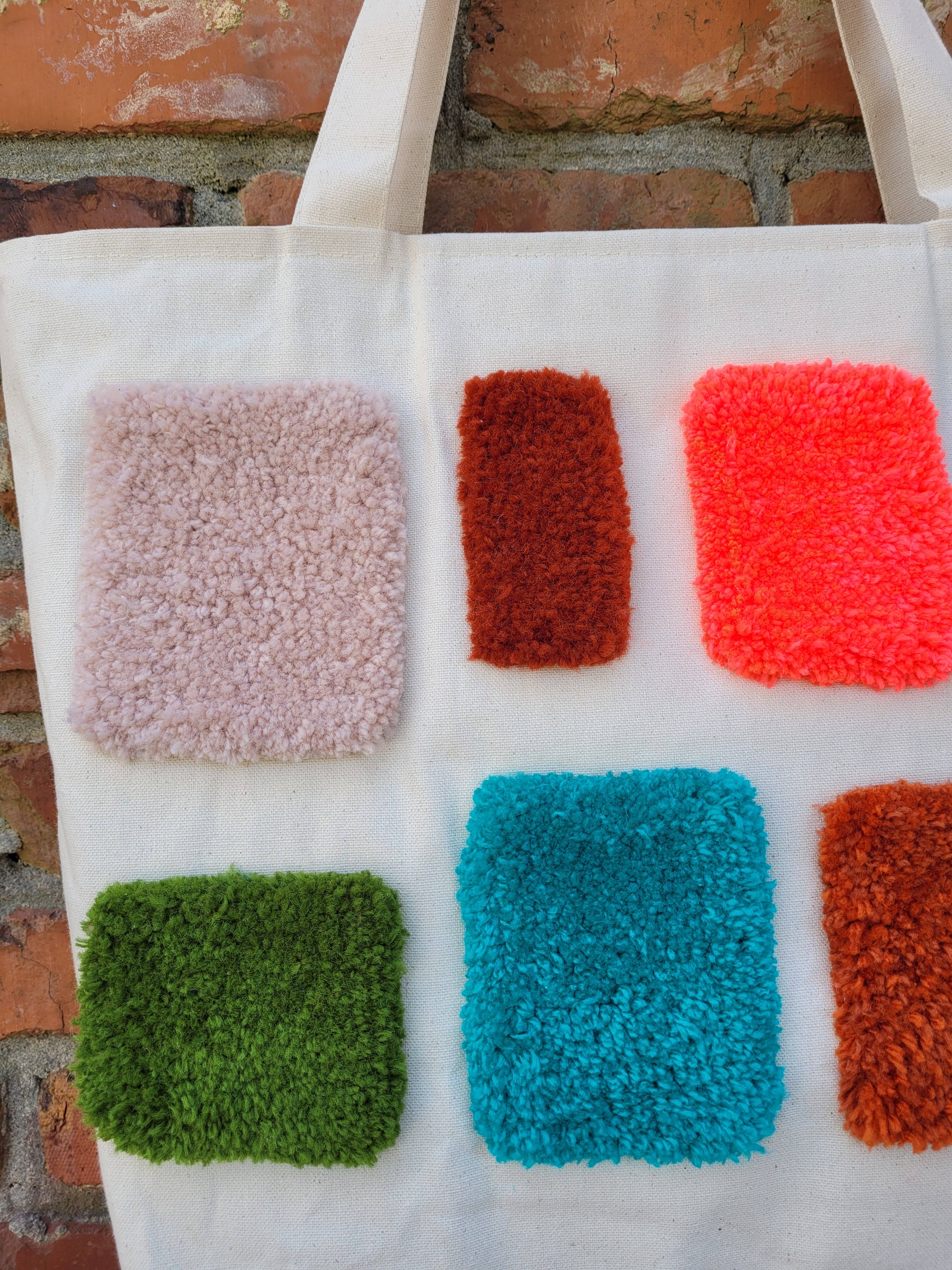 Good to Know You - Wholesale Tote Bag - Women's - XL Zippered Canvas Tote - Mixed Squares5