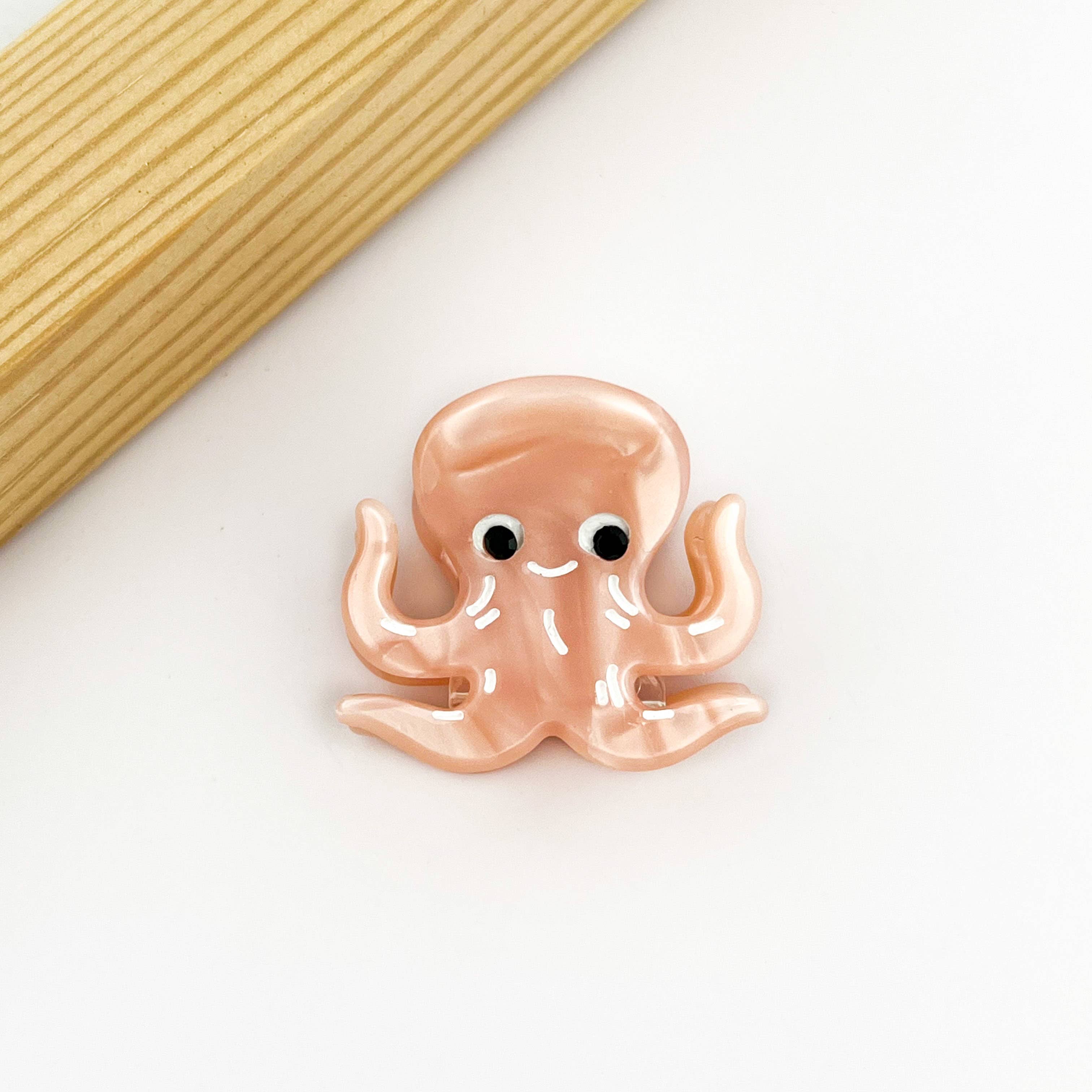 SoapElenGlen - Wholesale Hair Clip - Women's - Acetate Shark Octopus Hair Claw Clip,Mini Hair Clip5