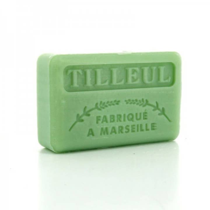 Linden - French soap with organic shea butter 125g for wholesale by Au Savon de Marseille