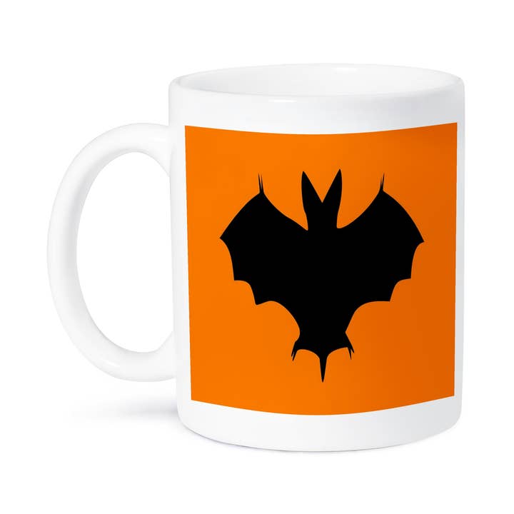 3dRose - Wholesale Coffee Mug - 3dRose, Simple Silhouette Of A Halloween Bat, Mug8