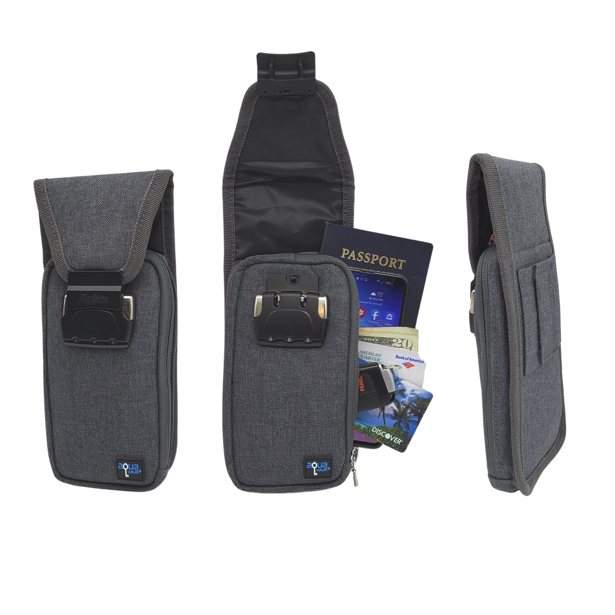 AquaVault Inc. - Wholesale Travel Wallet - FlexSafe Mini:  Portable & Personal Safe10