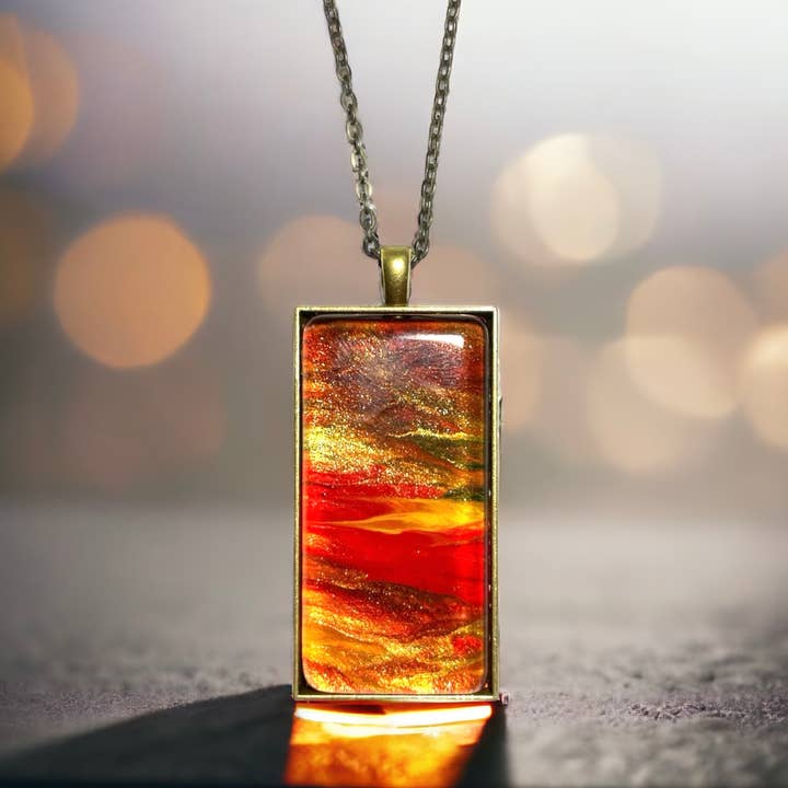 Origineel kunstwerk Grote rechthoek voor wholesale door Drift Away Studio