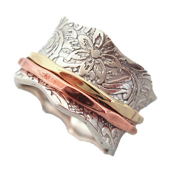 Balance & Beauty - Anello da meditazione in argento Sterling per la vendita all'ingrosso da parte di Energy Stone